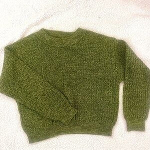 Universal Thread Leaf Green and Olive Green Knit Sweater